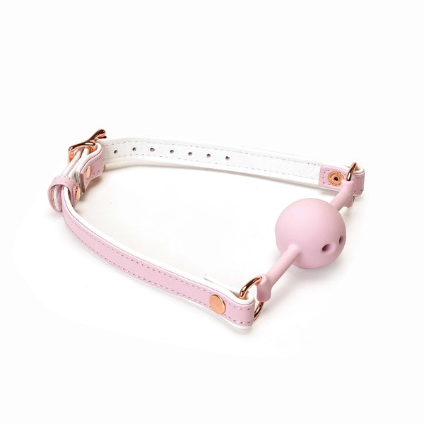 Goat Leather Ball Gag by Liebe Seele.  Choice of 2 colours