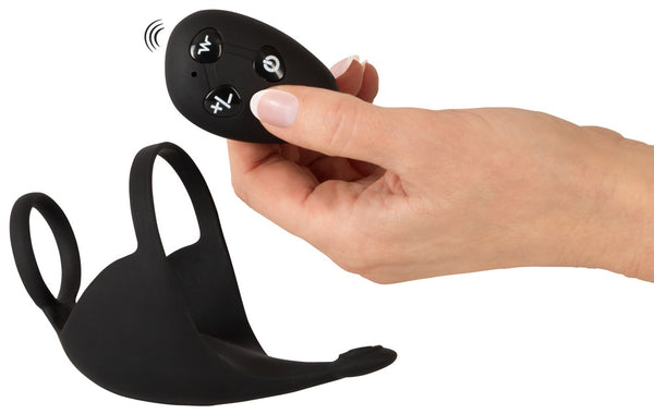 RC Cock Ring with Ball Massager by Rebel