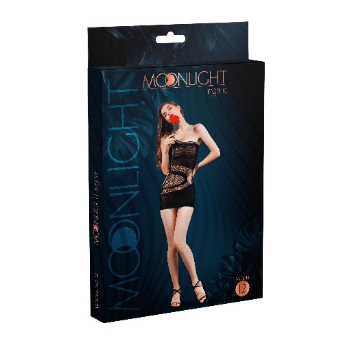 Mesh and String Mini Dress by Moonlight - Style 12