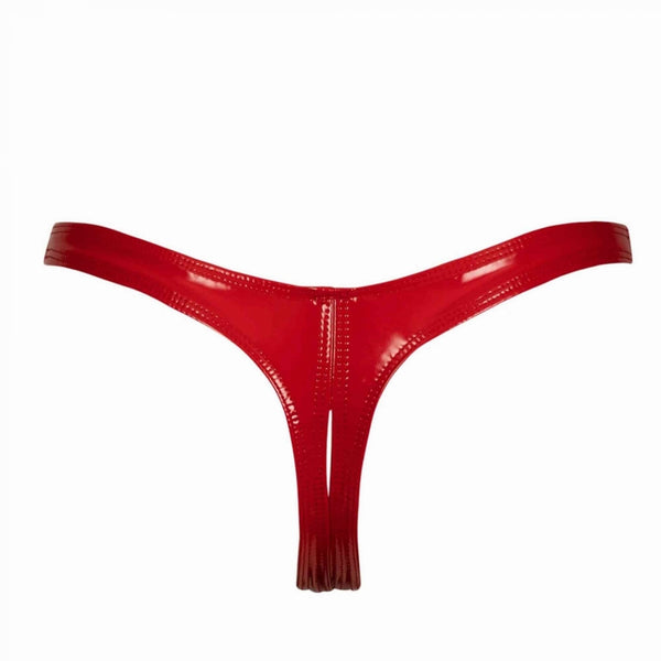 Last Chance To Buy! Annabelle Red Vinyl Open Thong