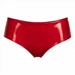 Last Chance To Buy! Beatrice Shorties Red Shine PVC