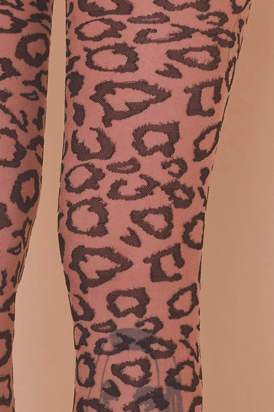 NEW! Leopard Knit Stockings by Bettie Page