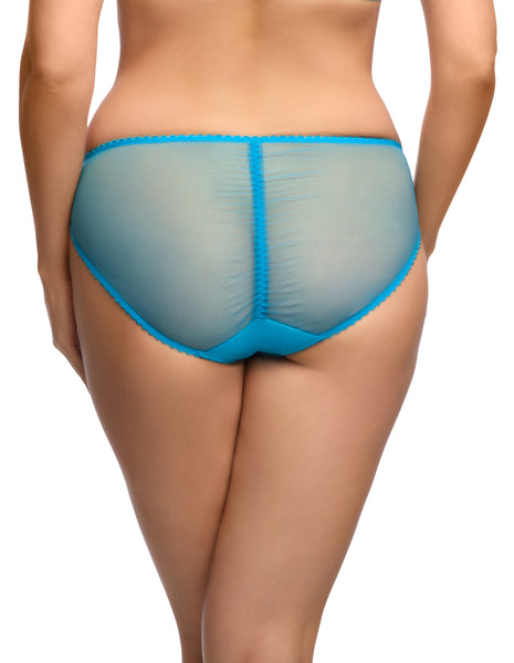 Julies Roses Butterfly Blue Bikini Brief (Last chance to buy)