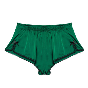 Diana Green Soft Satin Knicker by Kiss Me Deadly