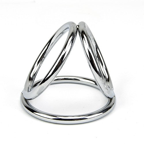 Caged Up - Triple Metal Cock Ring