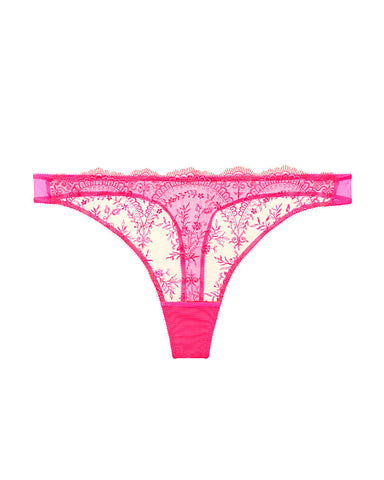 LAST FEW SIZES! Severine Thong in Neon Candy by Dita Von Teese