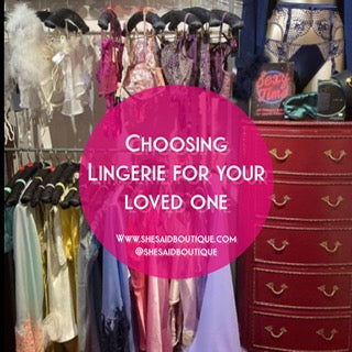 How to Choose Lingerie For Your Loved One This Christmas....