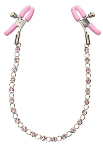 Crystal Chain Nipple Clamps