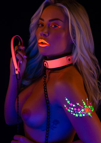 Taboom Glow In The Dark Collar and Chain