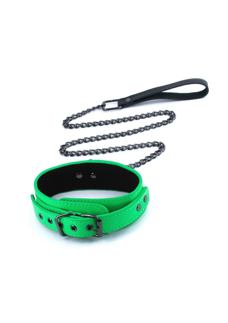 Electra Green Collar & Leash