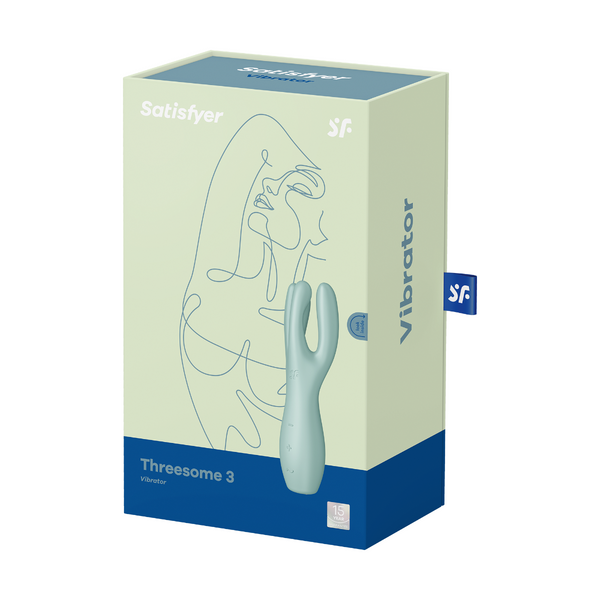 Threesome 3 Lay-on vibrator with 3 motors by Satisfyer