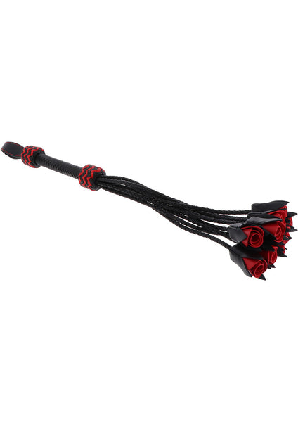 Real Leather Roses Whip