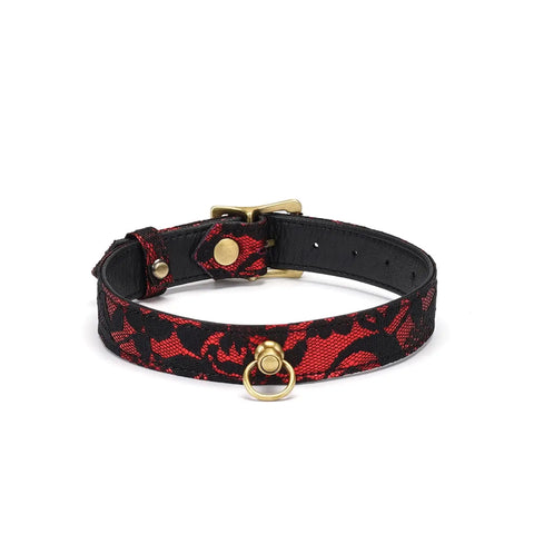 Victorian Garden Lace and Pu Choker, Vegan-Friendly  Liebe Seele