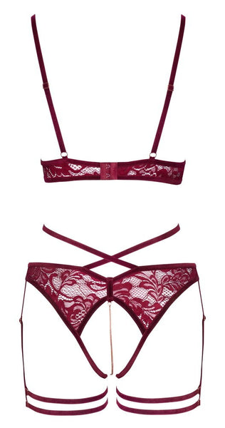 Rhaxana- Red Lace Set