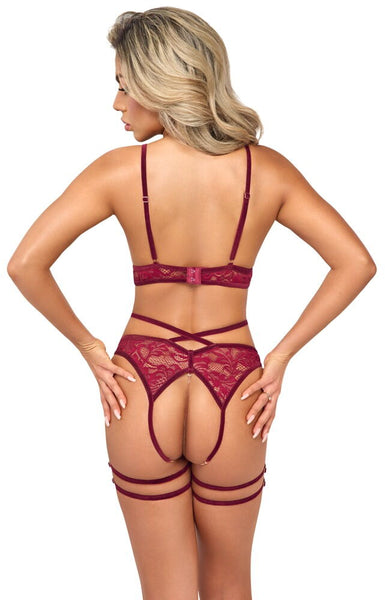 Rhaxana- Red Lace Set
