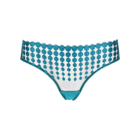 Deco Dots Shorty Brief in Teal by HUIT