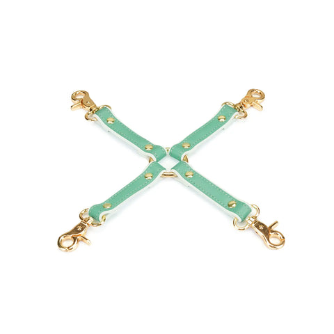 Fairy Green or Pink Leather Hogtie by Liebe Seele