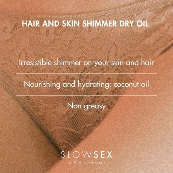 SLOW SEX Bijoux  Hair and skin shimmer dry oil