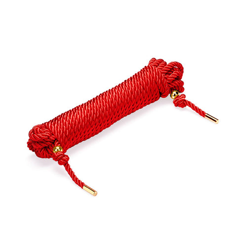 Red Shibari Bondage Rope Silky Cotton Rope 10m & 5m by Liebe Seele