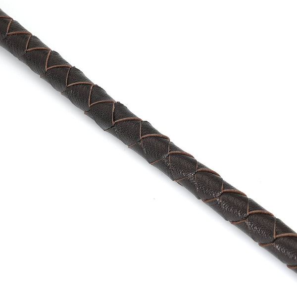 Wild Gent: Brown Lamb Leather Whip by Liebe Seele