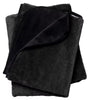 Fascinator Faux Fur Waterproof Throw (Black or Grey)