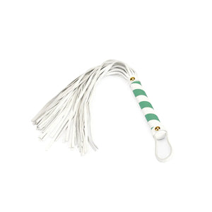 Fairy Green or Pink Leather Flogger by Liebe Seele.