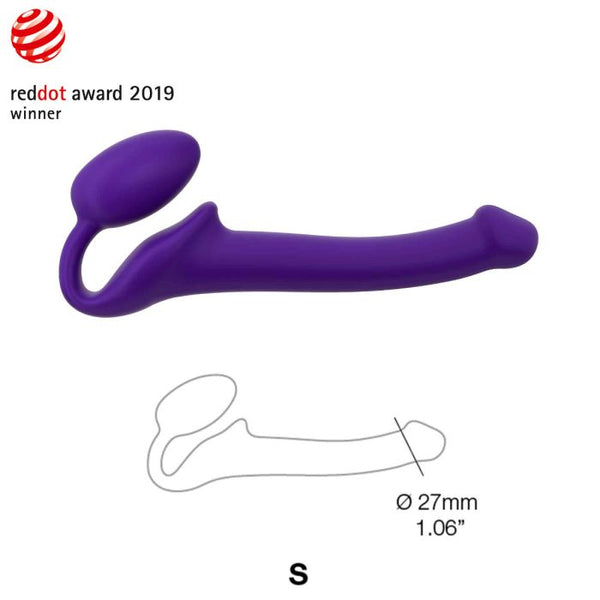 NEW -Strap On Me - Semi-Realistic Bendable Non-Vibrating Strap-On Purple