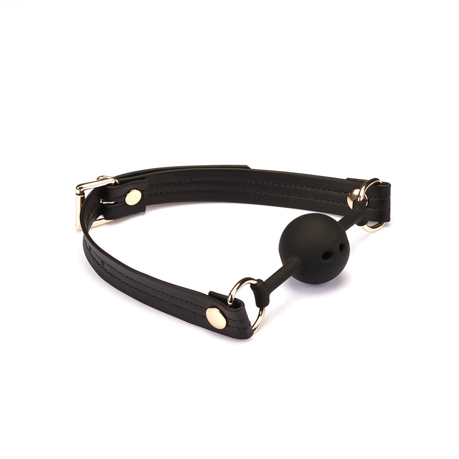 Organosilicon Ball Gag by Liebe Seele Black