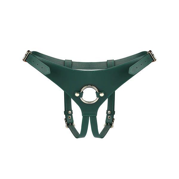 Deluxe Leather Strap On Harness by Liebe Seele