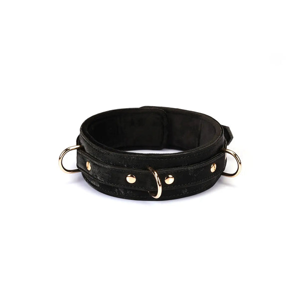 Boudoir Amor Vegan Collar with Leash Pink/Black
