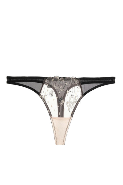 Anna Mystical Embroidery Thong
