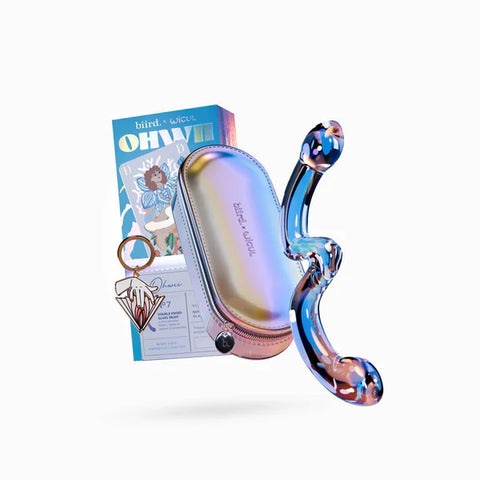 Biird Ohwii No 8 Glass Double Ended Dildo
