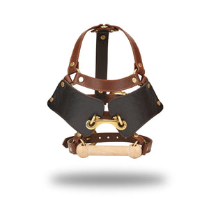 The Equestrian - Leather Blinder and Bite Gag