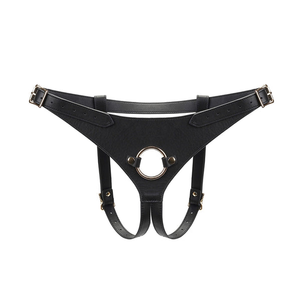 Deluxe Leather Strap On Harness by Liebe Seele