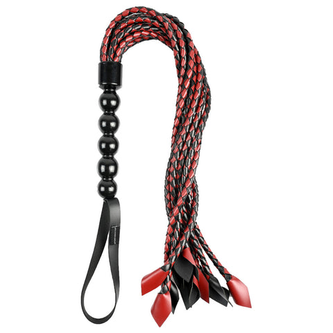 Braided Faux Leather Flogger