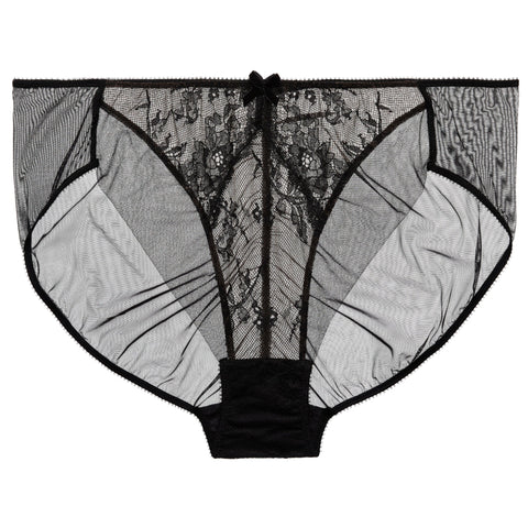 Yva Black Hi-Cut Brief by Dita Von Teese