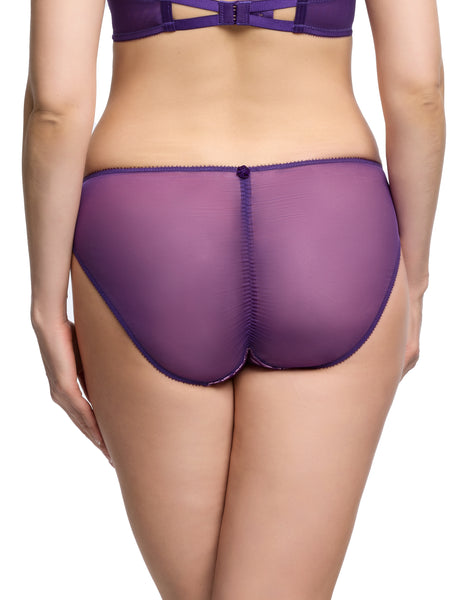 NEW! Tryst Vibrant Violet Brief by Dita Von Teese