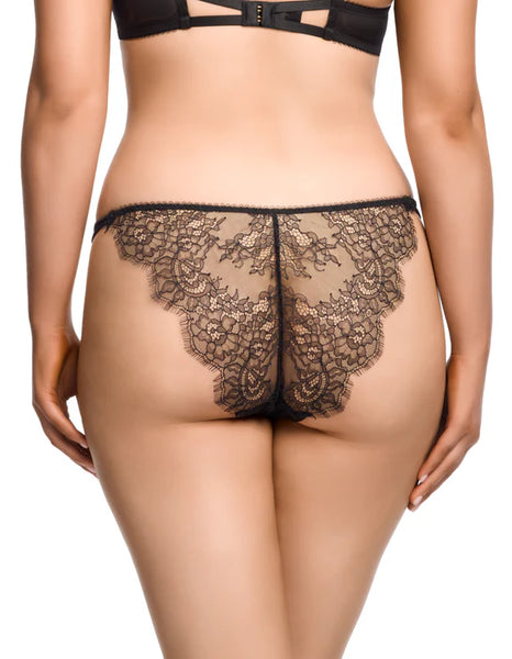 Esther Crotchless Tanga in Black by Dita Von Teese