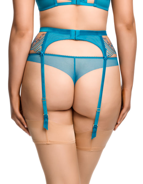 Fortunia Suspender Belt in Mosaic by Dita Von Teese