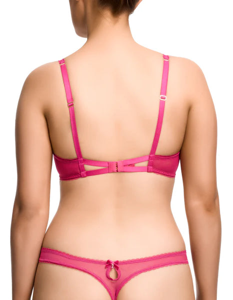 Zsa Zsa Underwired Bra in Magenta by Dita Von Teese