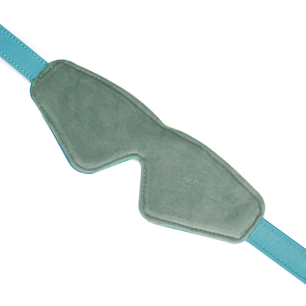 Siren's Cove: Lamb Leather Blindfold with Velvet Lining by Liebe Seele