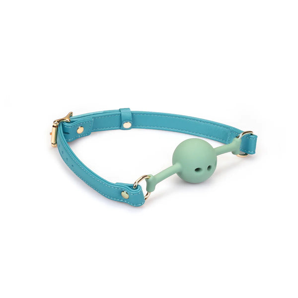 Siren's Cove: Lamb Leather Ball Gag by Liebe Seele