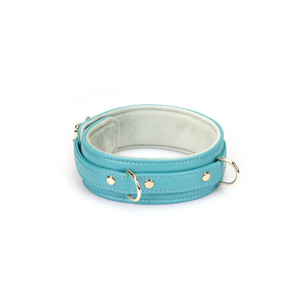 Siren's Cove: Lamb Leather Collar with Velvet Lining and Leash by Liebe Seele