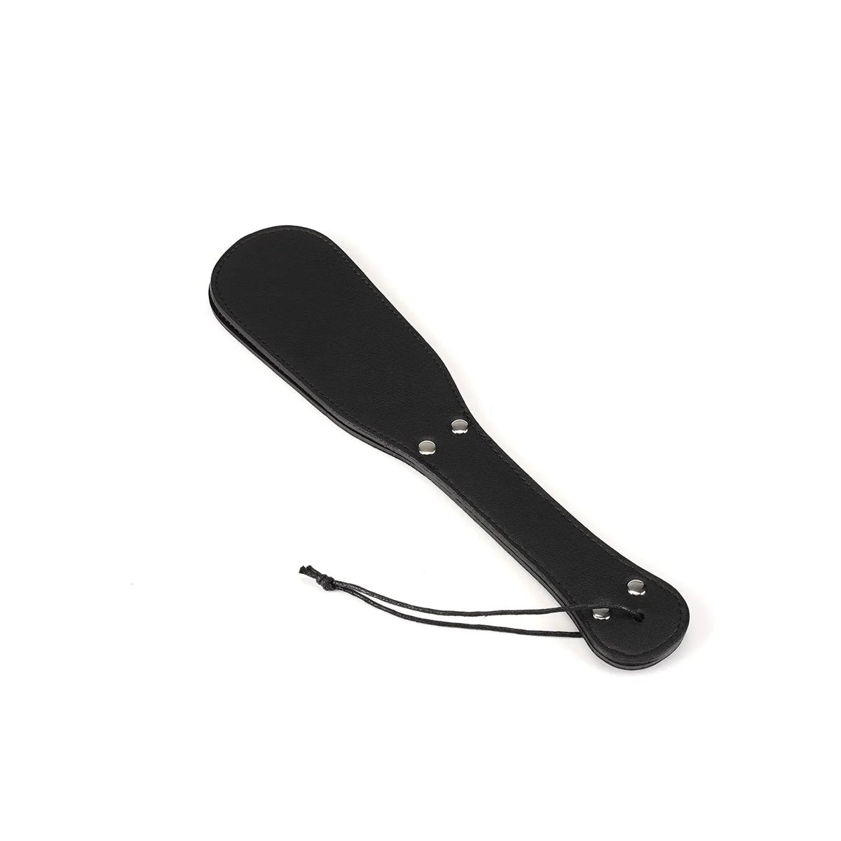 Black Bond Leather Split Spanking Paddle by Liebe Seele