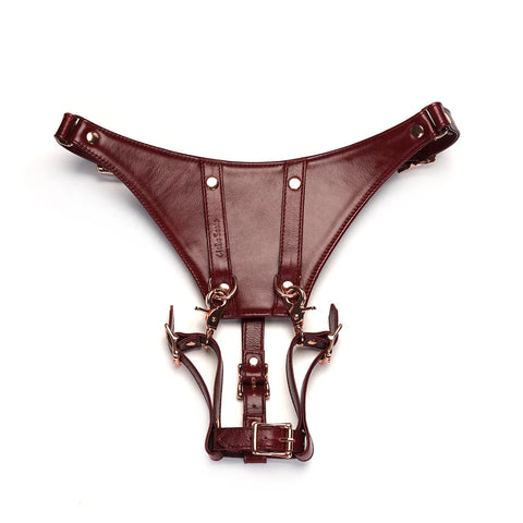 Forced Orgasm Wand Massager Harness Belt by Liebe Seele