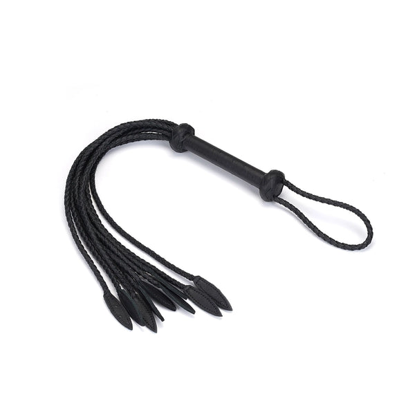 Demon's Kiss Black Leather Cat O' Nine Tails