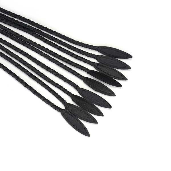 Demon's Kiss Black Leather Cat O' Nine Tails