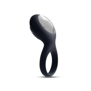 Tyler Vibrating Cock Ring Black by Svakom