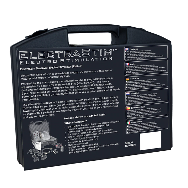 ElectraStim SensaVox Electro Sex Stimulator - EM140