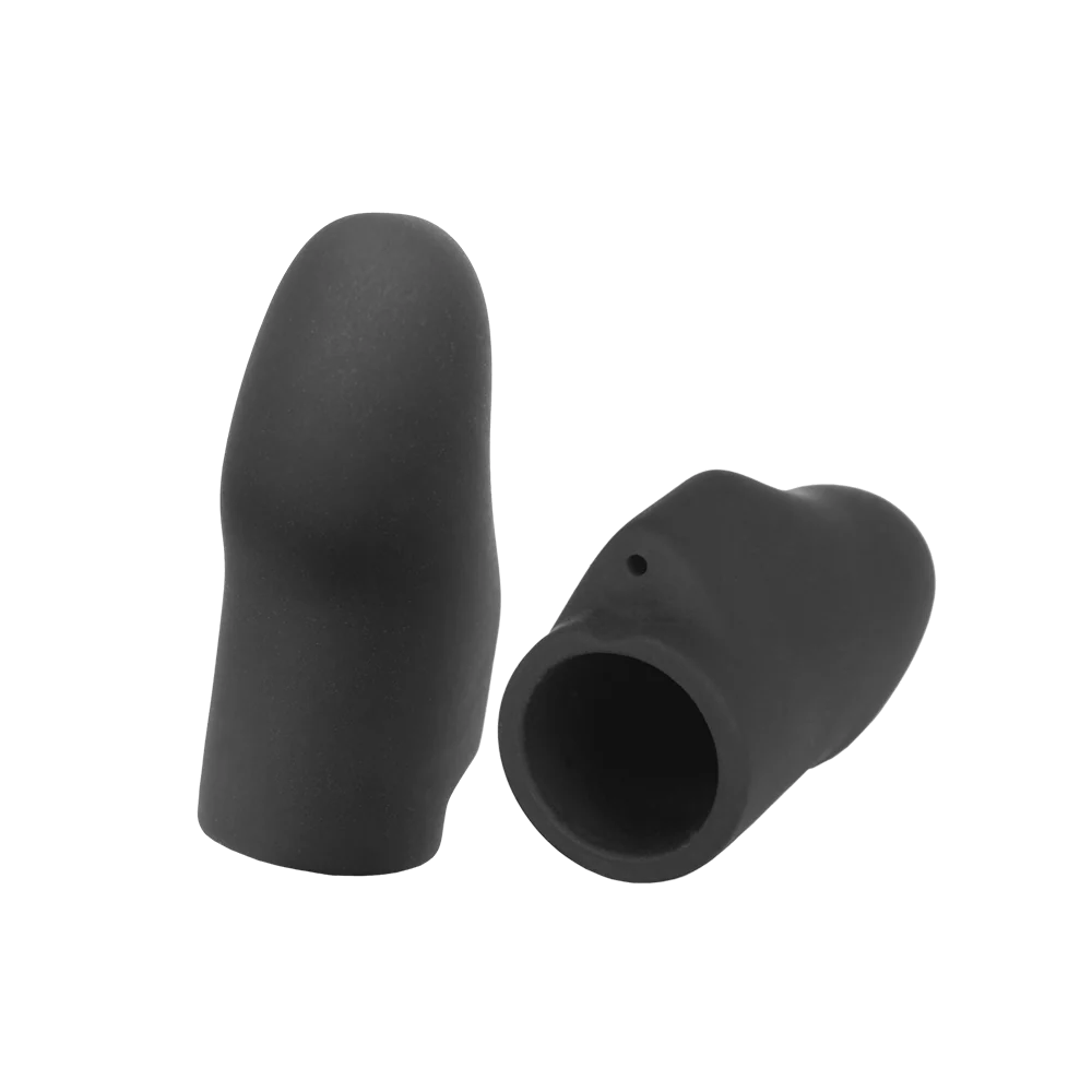 Silicone Noir 'Explorer' Electro Finger Sleeves by ElectraStim